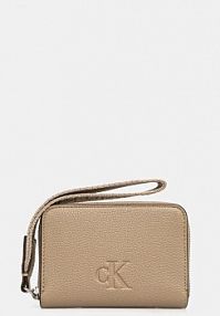 Portfel Calvin Klein Jeans  beżowy damski LV04K1024G