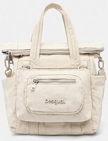 Plecak Desigual  beżowy damski 25SAXY11