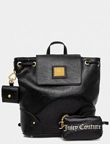 Plecak Juicy Couture  czarny damski BEJYF8790WVP