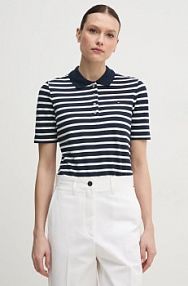 Koszulka polo Tommy Hilfiger  granatowa damska WW0WW43224