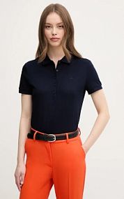 Koszulka polo United Colors of Benetton  granatowa damska 3TQJD300W