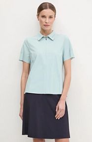 Koszulka polo Sportalm  turkusowa damska 250185