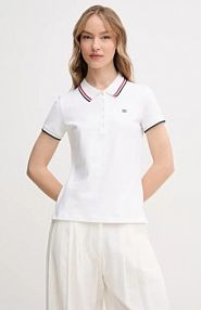 Koszulka polo Tommy Hilfiger  biała damska WW0WW44517