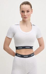 Koszulka polo Guess  szara damska V5GP07.KCSA2