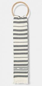 Szalik Tommy Hilfiger  granatowy damski AW0AW17147