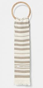 Szalik Tommy Hilfiger  beżowy damski AW0AW17147