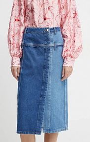 Spódnica midi Stine Goya  niebieska SG.PS25.SK006