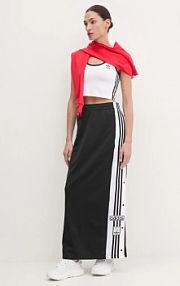Spódnica maxi adidas Originals  czarna JD0923