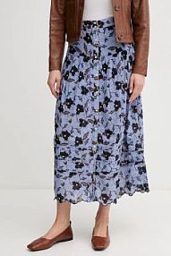 Spódnica midi Pepe Jeans  niebieska PL901193