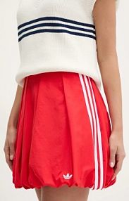 Spódnica mini adidas Originals  czerwona JX9207