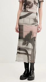 Spódnica maxi Desigual  beżowa 25SWFK05