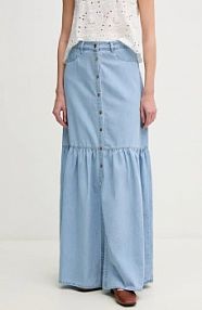 Spódnica maxi Gaudi  niebieska 511BD76003