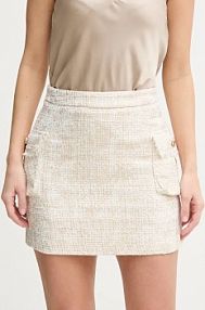 Spódnica mini Fracomina  beżowa FS25SG1004W69