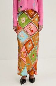 Spódnica maxi Never Fully Dressed  pomarańczowa NFDSK615