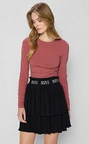 Spódnica mini BIZUU BATUMI.czarna.KW25 czarna