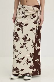 Spódnica maxi Abercrombie & Fitch  beżowa KI143.5089.45