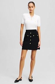 Spódnica mini Karl Lagerfeld  czarna A2W12024