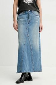 Spódnica maxi Levi's  niebieska A8727