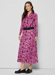 Spódnica midi BIZUU  różowa AMINA.PRIZZI.