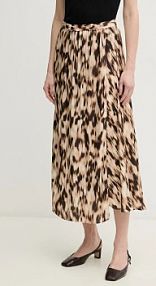 Spódnica midi Pedro del Hierro  beżowa 7599296