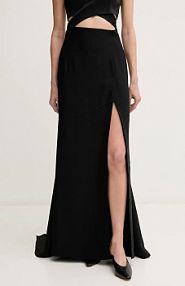 Spódnica midi Sandro Ferrone  czarna S23XBEBATMAN