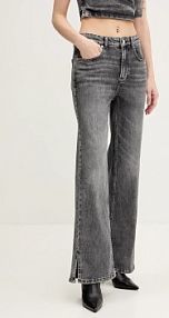 Jeansy Moschino Jeans  szare damskie 0318.3219