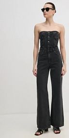 Kombinezon Sisley  szary 42Y7LT00M