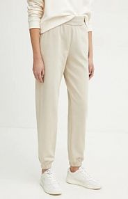 Spodnie dresowe Armani Exchange  beżowe damskie XW000089.AF10