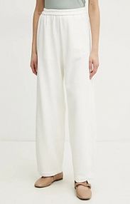 Spodnie dresowe Forte Forte  białe damskie 13636.my.pant