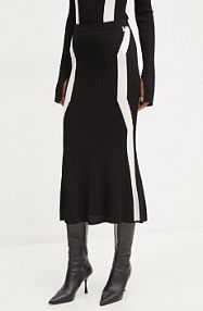 Spódnica midi PATRIZIA PEPE  czarna 8G0423.K9J5