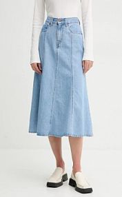 Spódnica midi Levi's  niebieska A8730