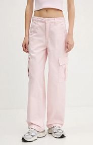 Jeansy Guess Jeans  różowe damskie W4YB61.WGCV1