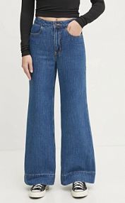 Jeansy Hollister Co.  niebieskie damskie KI355.4433.27