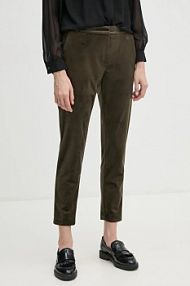 Spodnie eleganckie La Petite Française  zielone damskie PFPARFUME