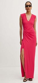 Sukienka maxi PATRIZIA PEPE  różowa 8A1333.J113