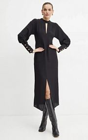 Sukienka maxi Twinset  czarna 242TT2321