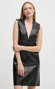 Sukienka mini Sisley  czarna 4S6DLV06O