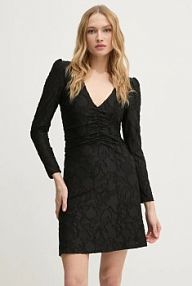 Sukienka mini Sisley  czarna 4TY3LV06N