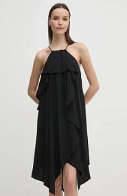 Sukienka mini Sisley  czarna 4LNTLV06M