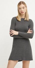 Sukienka mini Hollister Co.  szara KI359.4194.12