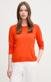 Sweter Sisley  czerwony damski 17Q3M100F