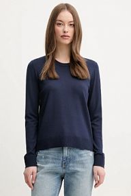 Sweter Sisley  granatowy damski 17Q3M100F