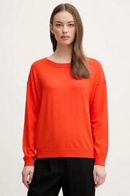 Sweter Sisley  pomarańczowy damski 17Q3M103J