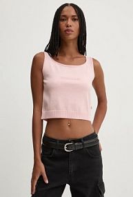 Top Guess Jeans  różowy damski W4BR17.Z3HO2