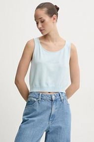 Top Guess Jeans  niebieski damski W4BR17.Z3HO2