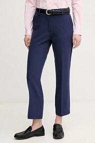 Spodnie eleganckie Sisley  granatowe damskie 4KVXLE02X