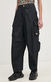 Spodnie eleganckie adidas Originals  czarne damskie JI5727