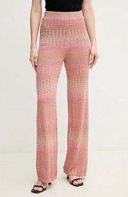 Spodnie eleganckie Oui  różowe damskie 92116