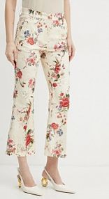 Spodnie eleganckie Weekend Max Mara  beżowe damskie 2515131122600