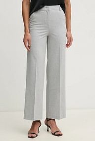 Spodnie eleganckie United Colors of Benetton  szare damskie 4R4CDF08H